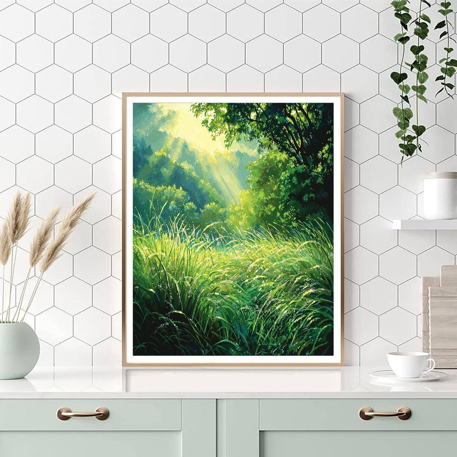 Utagawa Hiroshige Inspired Dew-kissed Morning  Paint By Number