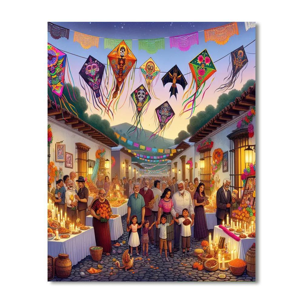 Noche De Muertos - Guatemala Paint By Number