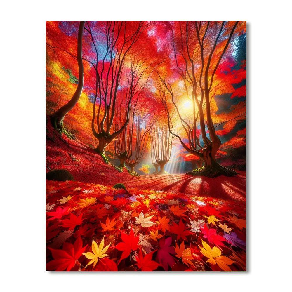 Autumn Leaves Sonata Paint By Numbers