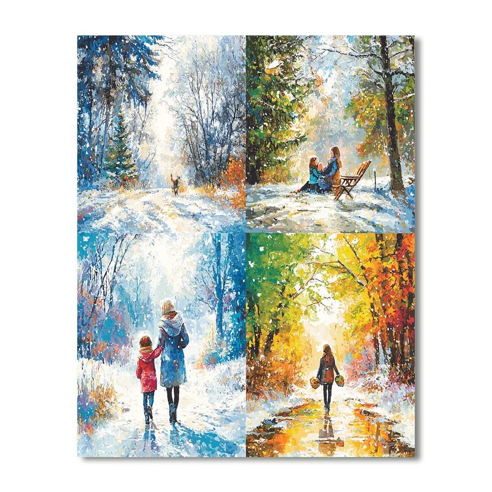 Together Through Seasons Paint By Number