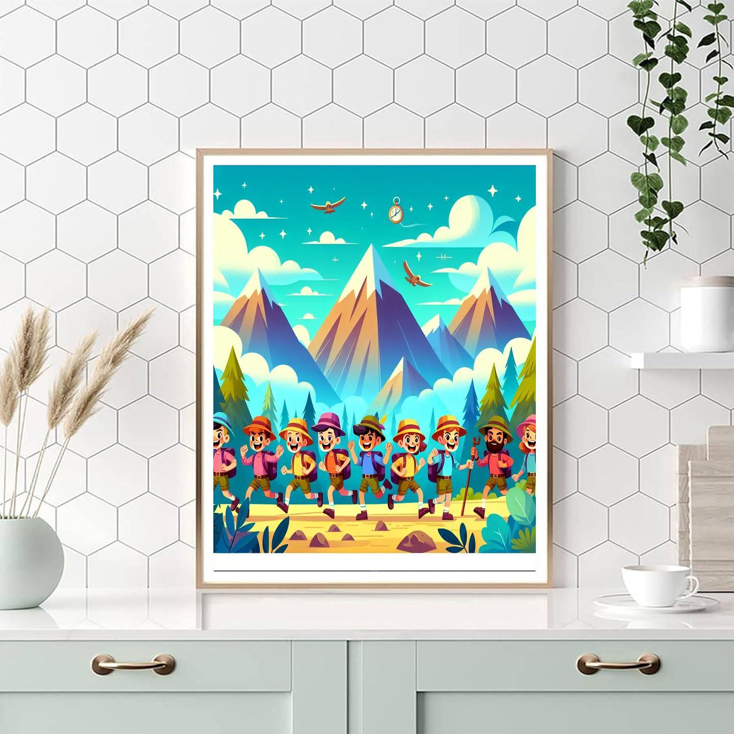 Mountain Mysteries Number Painting