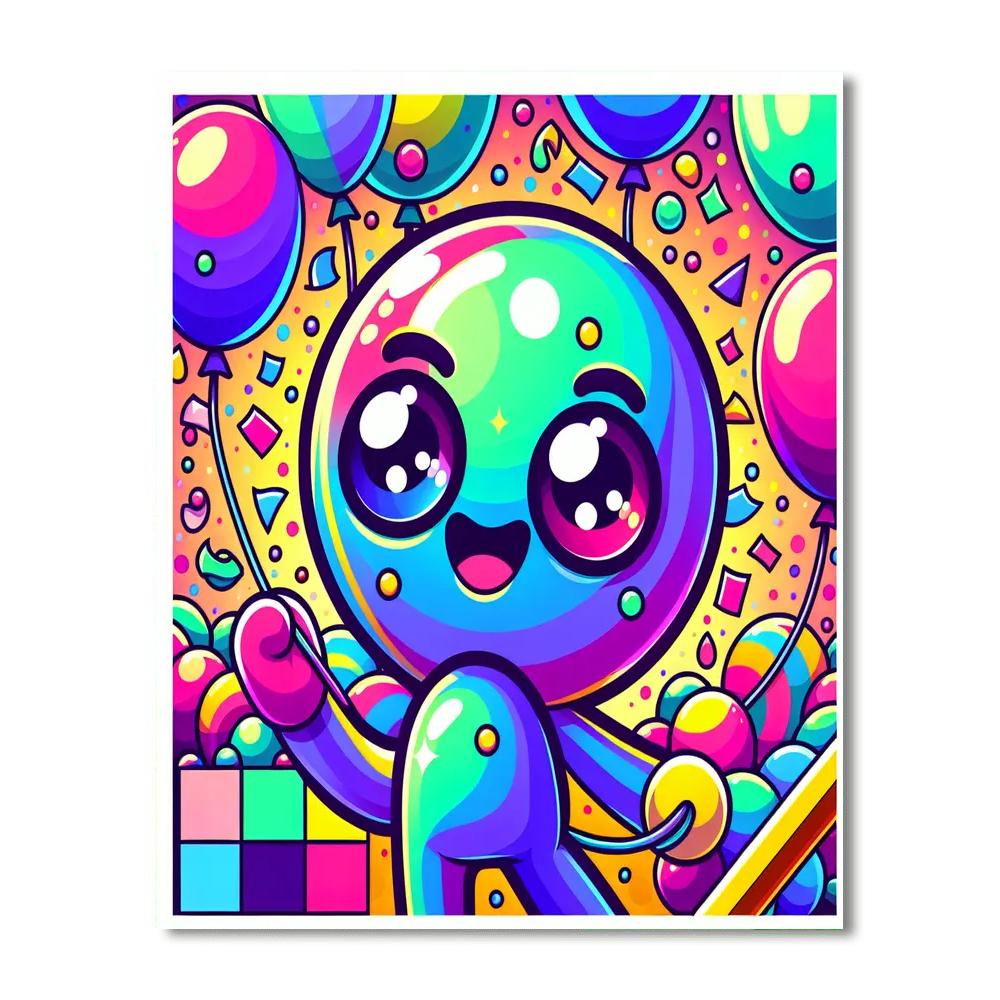 Gigantic Balloon Animal Numbered Painting Kits