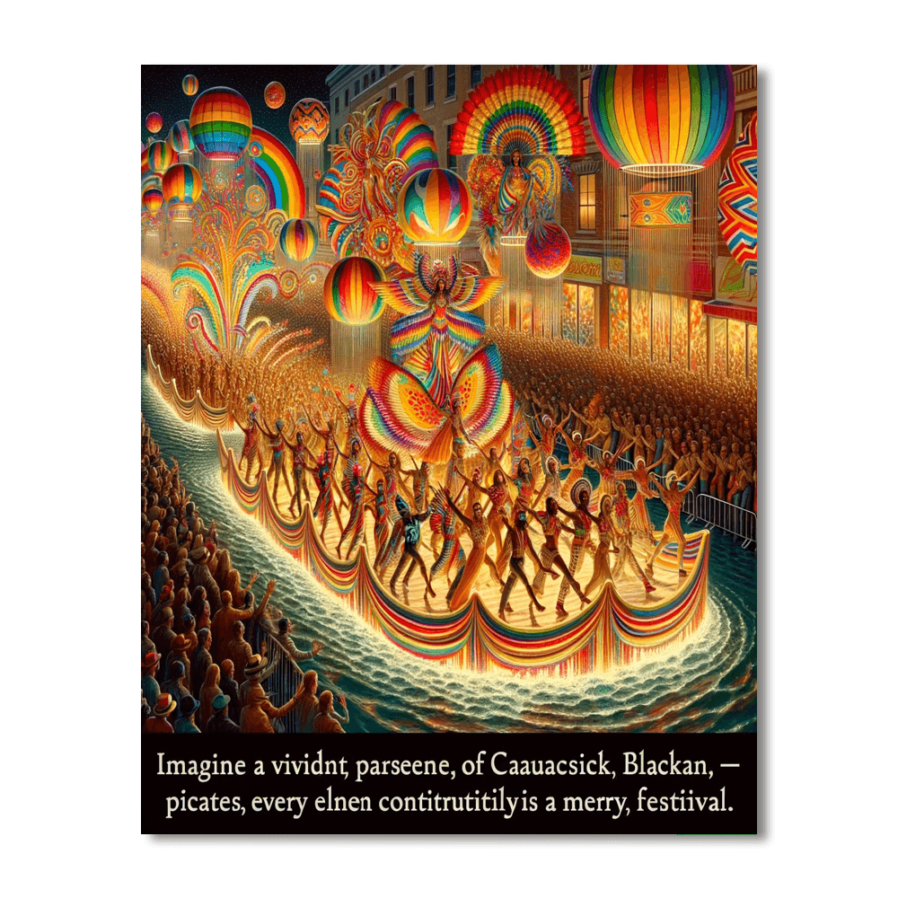 Joyful Parade Paint By Numbers