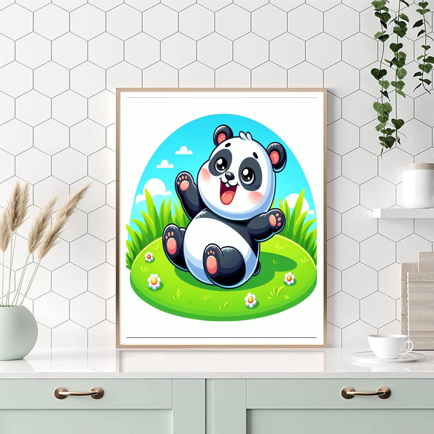 Giggly Panda Numbered Painting Kits