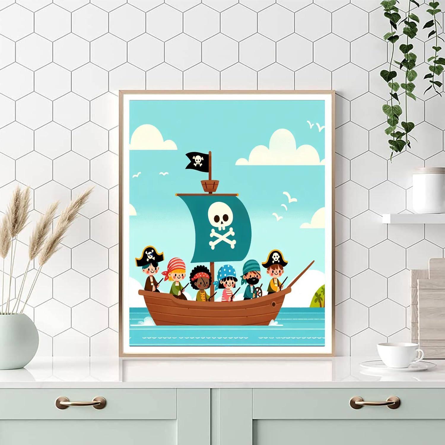 Historic Pirate Quest Paint By Number