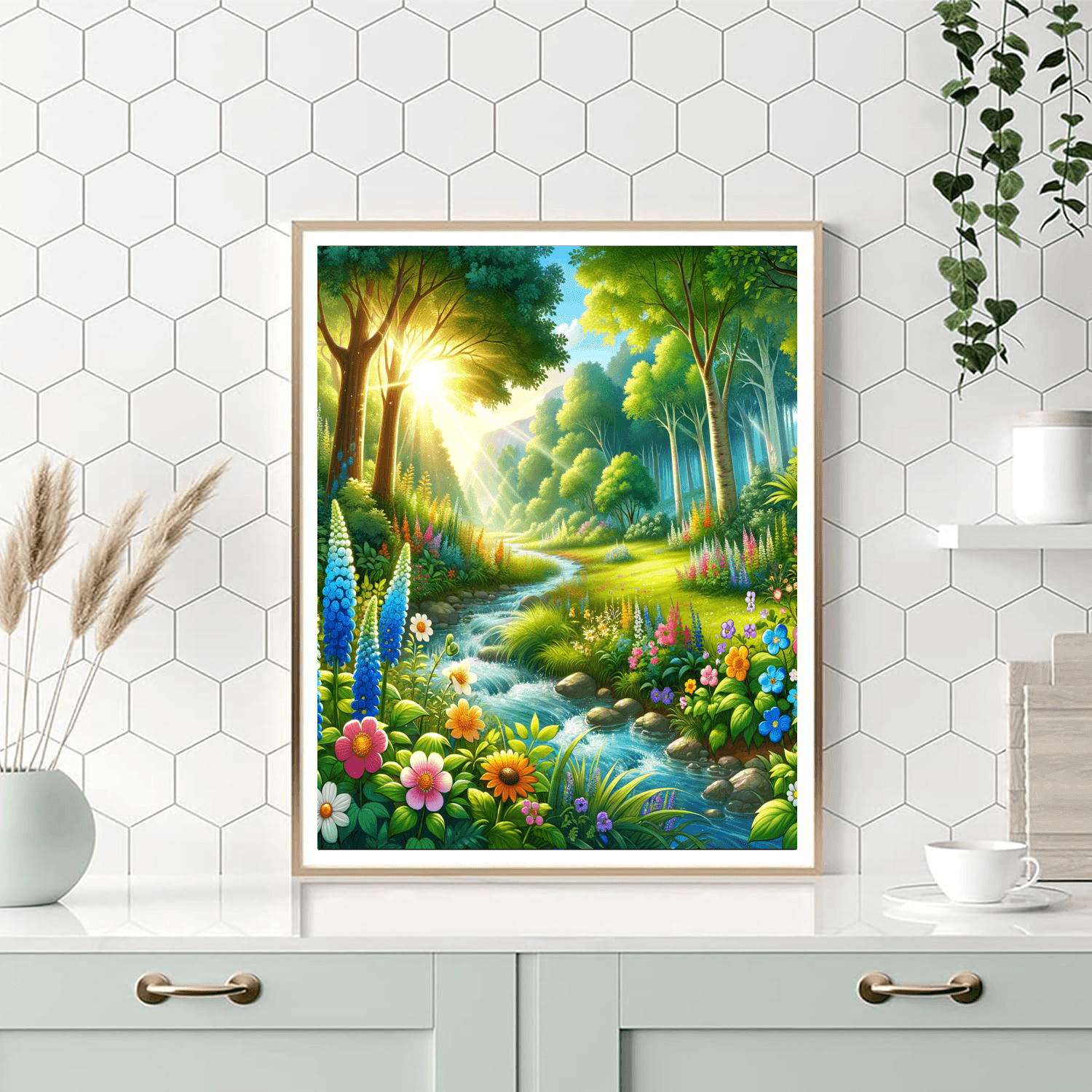 Bubbling Brook Adventure Paint By Color