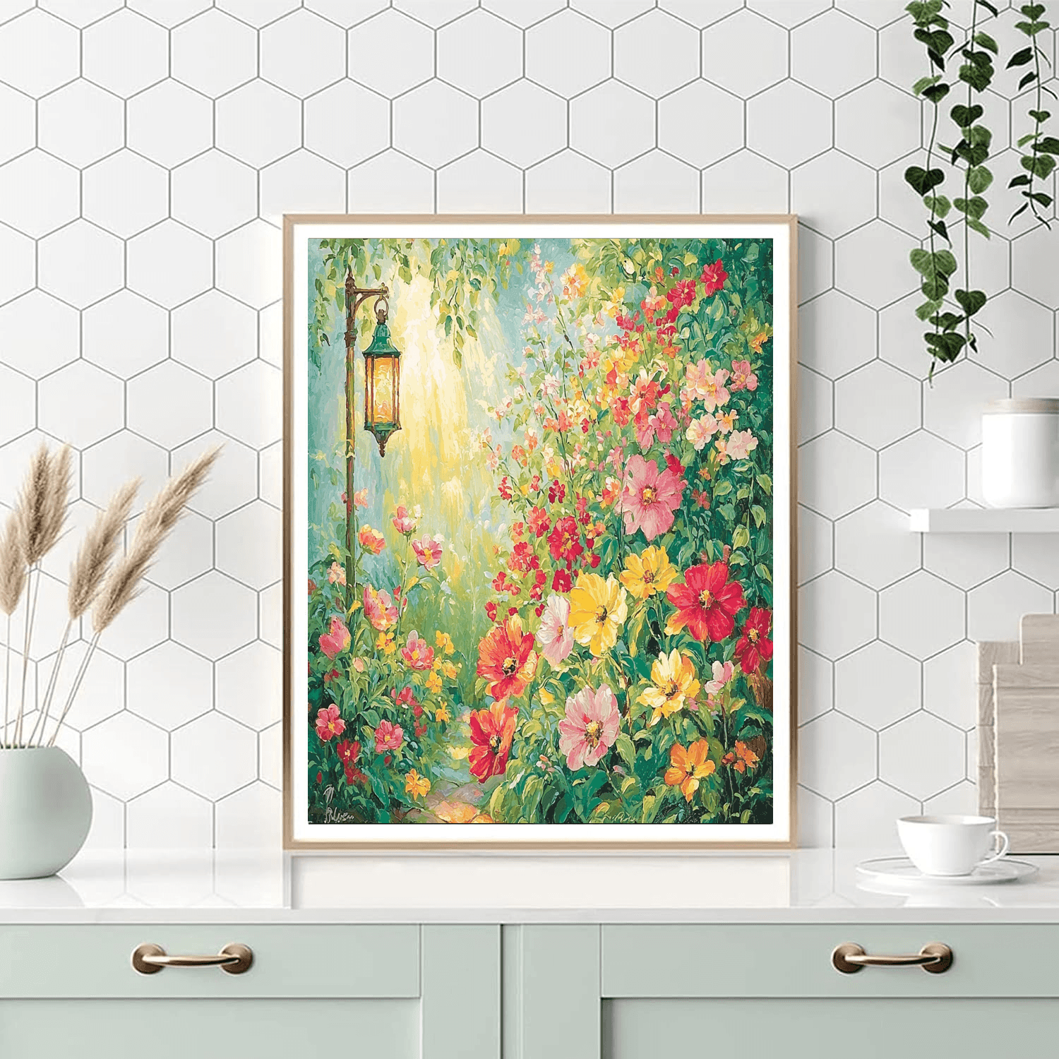 Pierre-Auguste Renoir Inspired Timeless Flower Garden  Paint By Numbers Kits