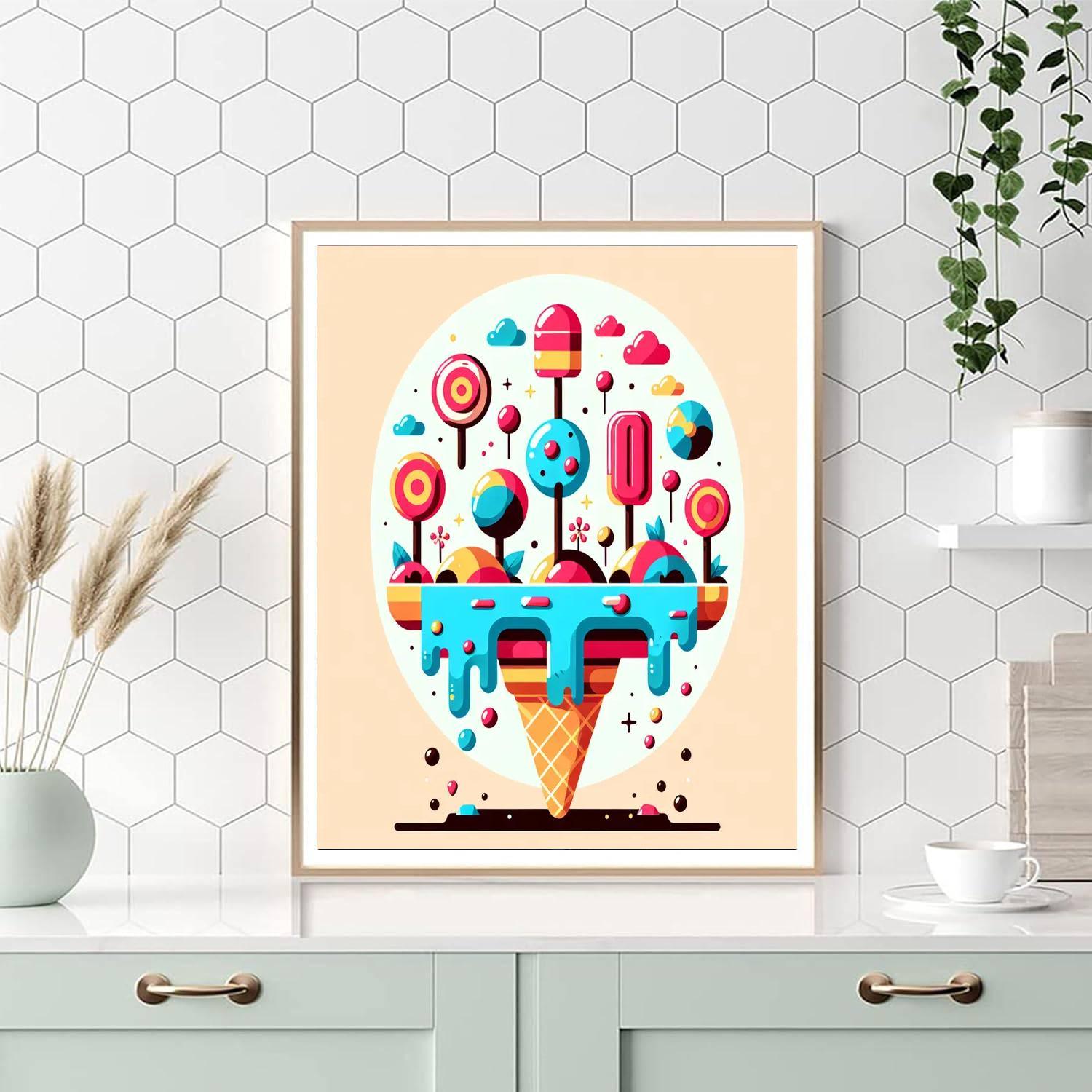 Ice Cream Island Escapade Paint By Color