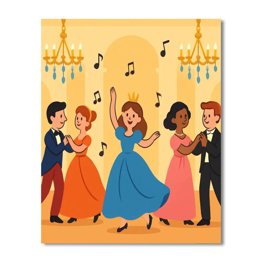 Royal Ballroom Celebration Paint By Numbers