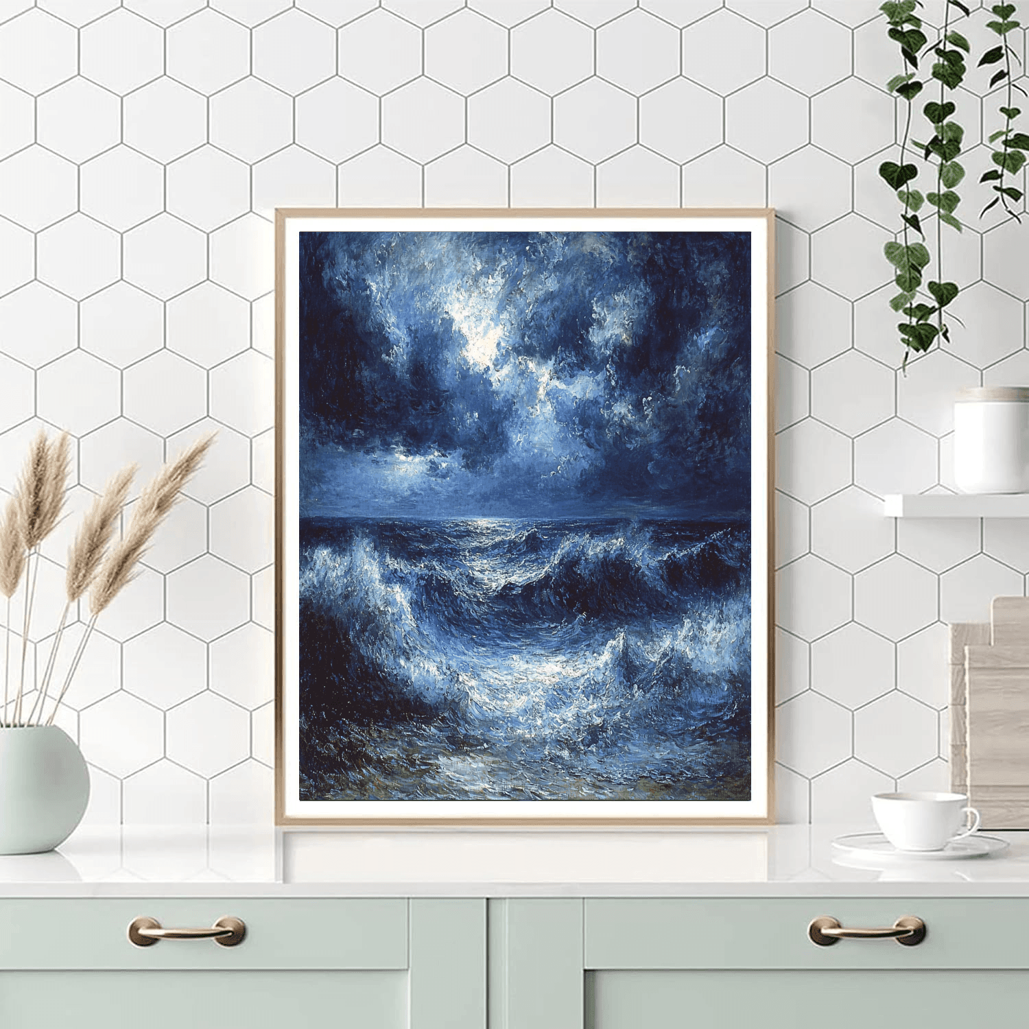 J.M.W. Turner Inspired Emotional Storms  Paint By Numbers Art