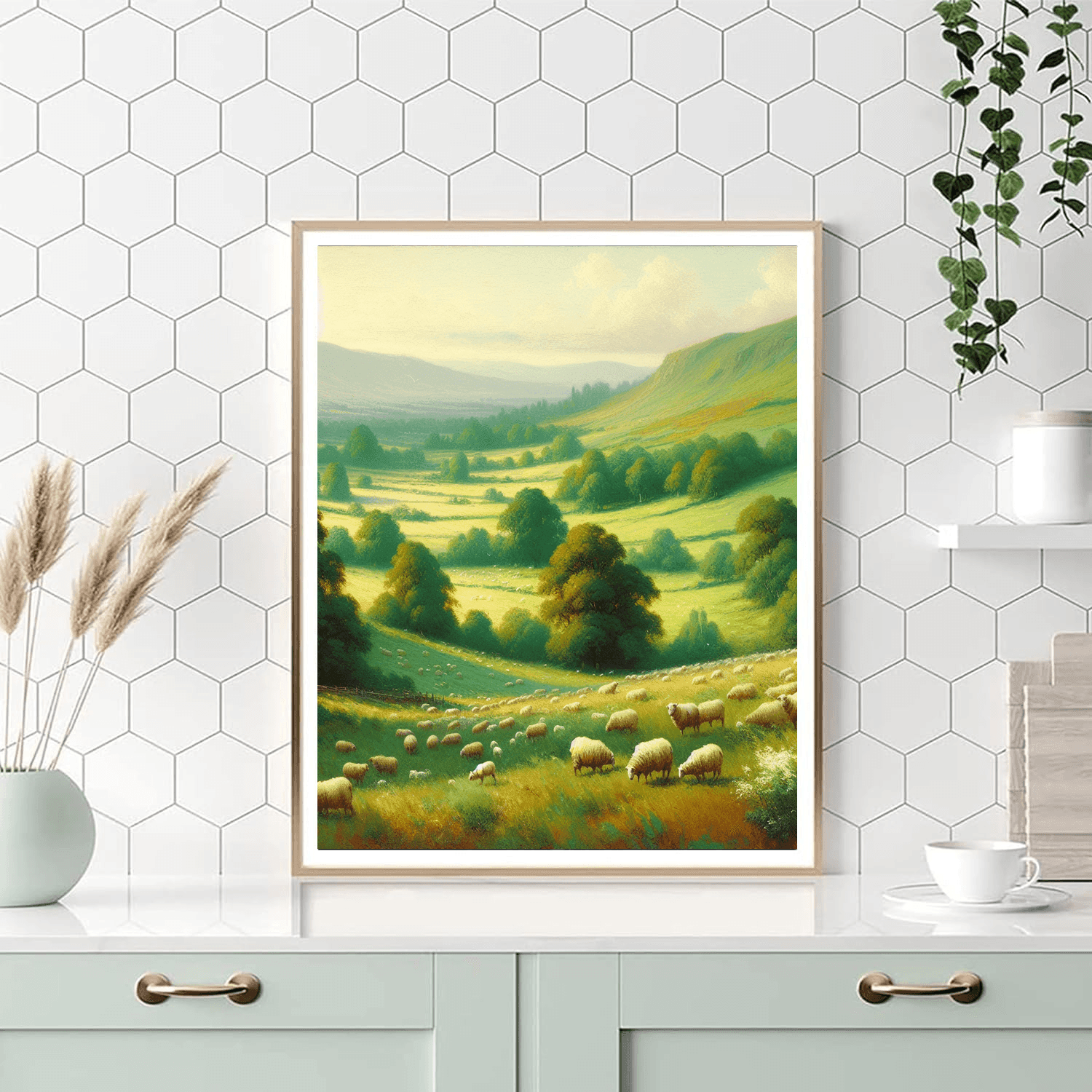 Countryside Tranquility Paint By Numbers Art