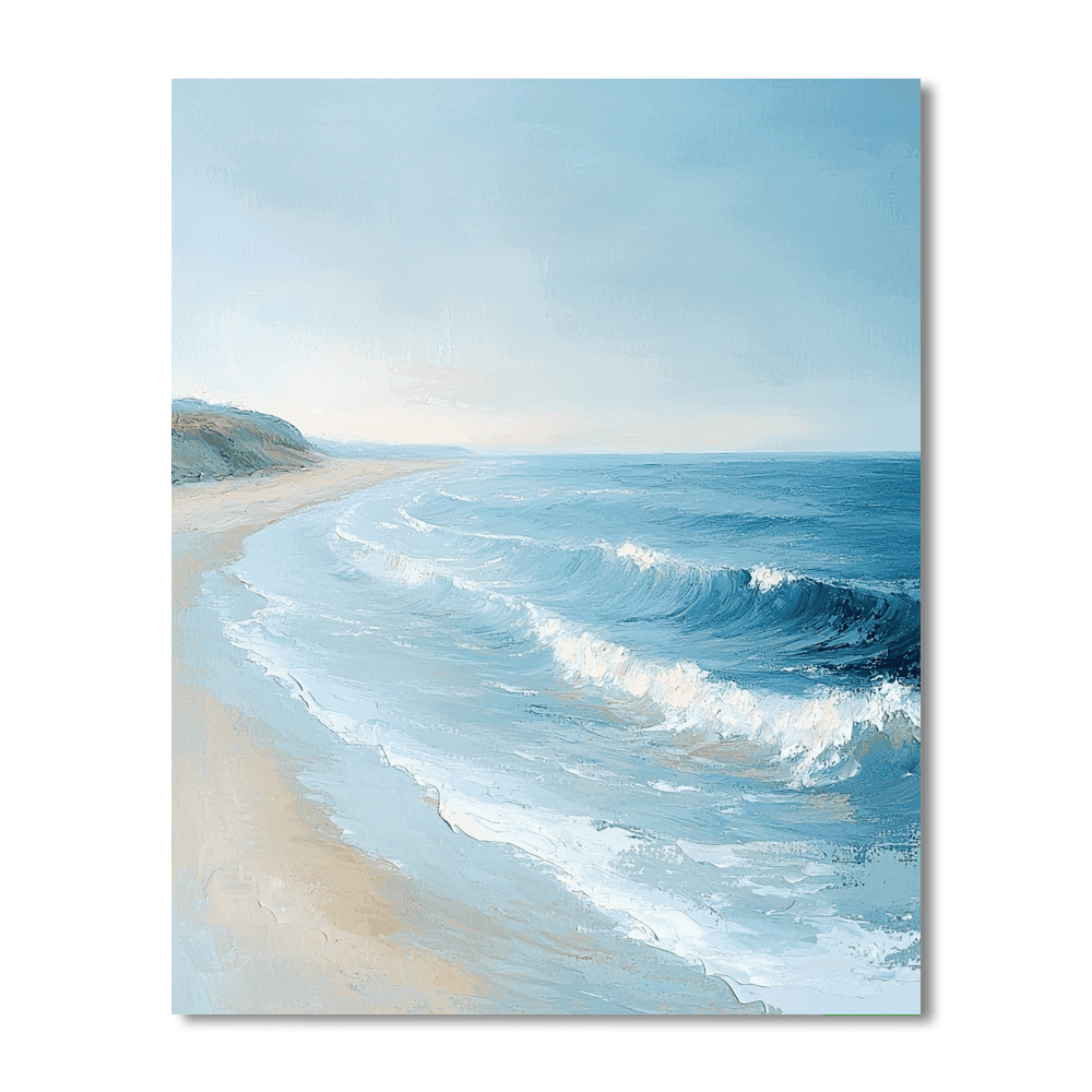 Monet Inspired Ocean Breeze  Painting By Numbers Kit