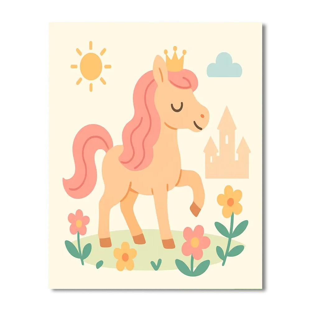 Princess Pony DIY Paint By Numbers