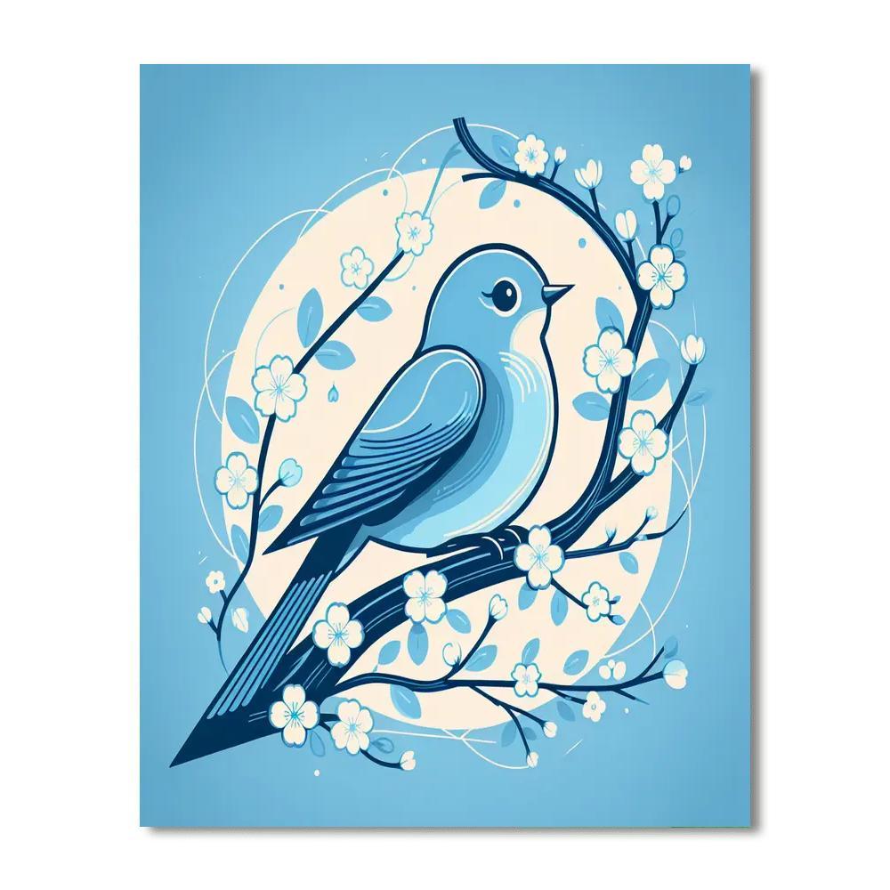 Curious Bluebird Paint By Numbers Kits