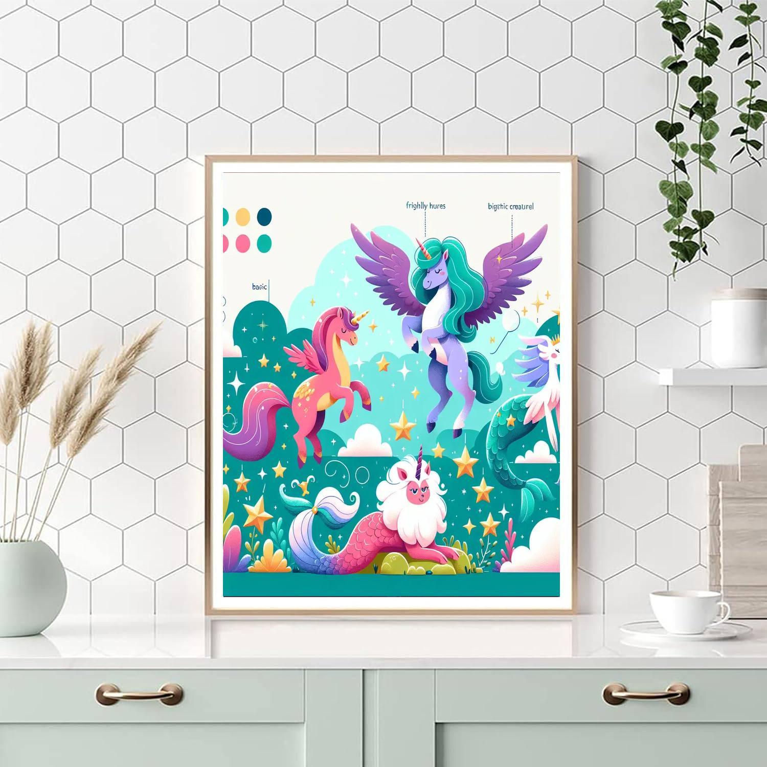 Fantastic Mythical Creatures Numbered Painting Kits