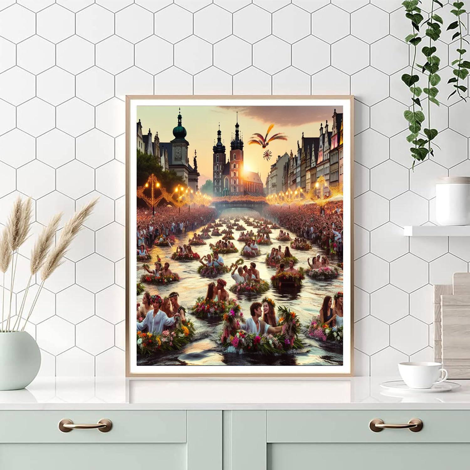 Kraków's Wianki Festival DIY Paint By Numbers