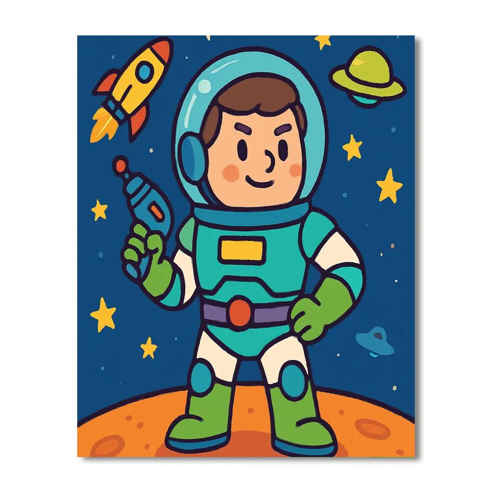 Heroic Space Ranger Numbered Painting Kits