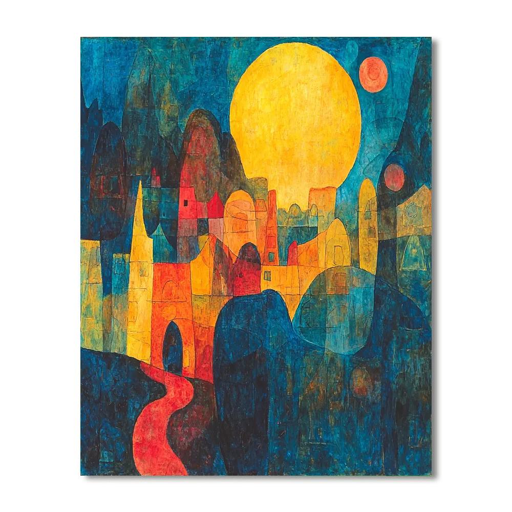 Paul Klee Inspired Mystical Expressions  Numbered Painting Kits