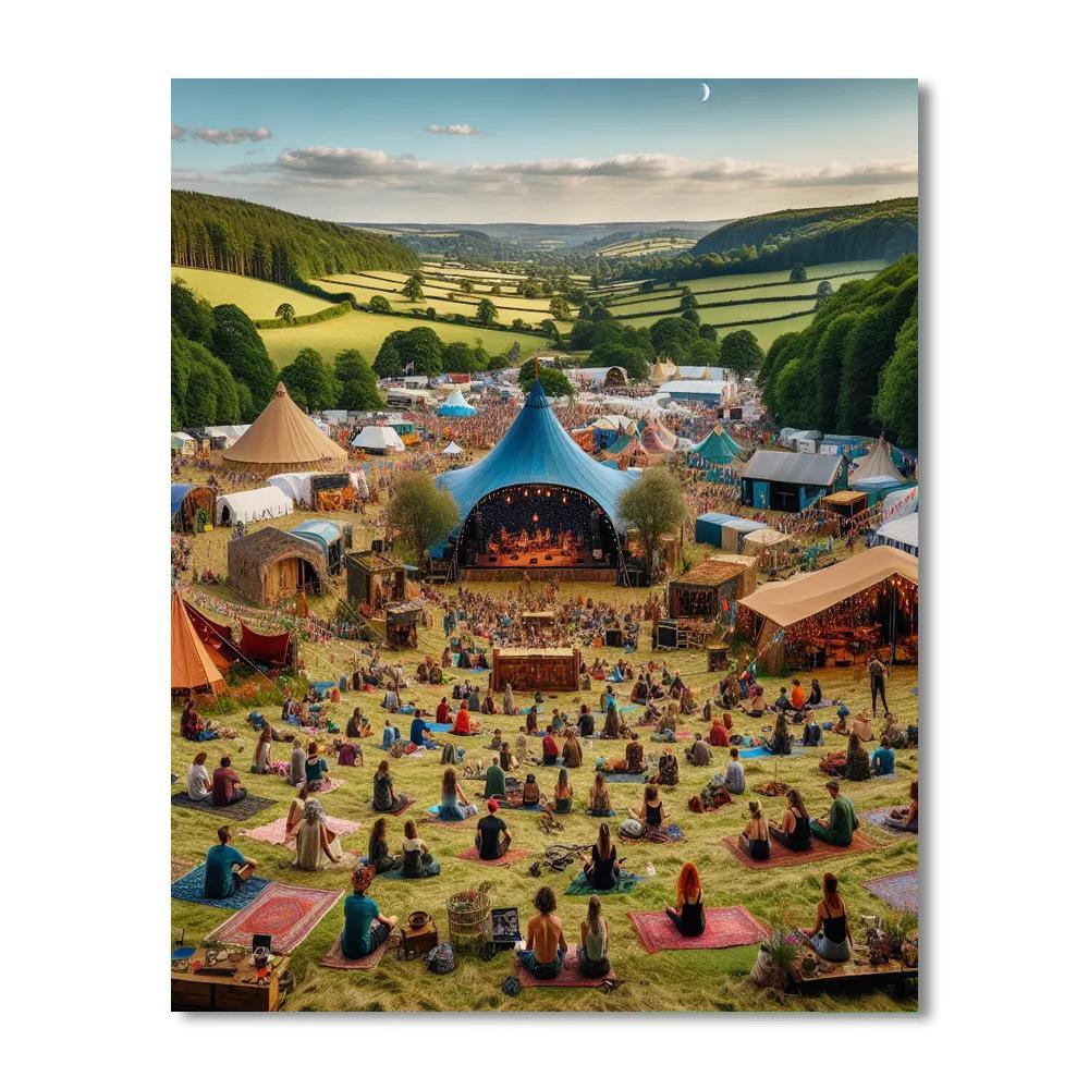 Wilderness Festival - Oxfordshire DIY Paint By Numbers