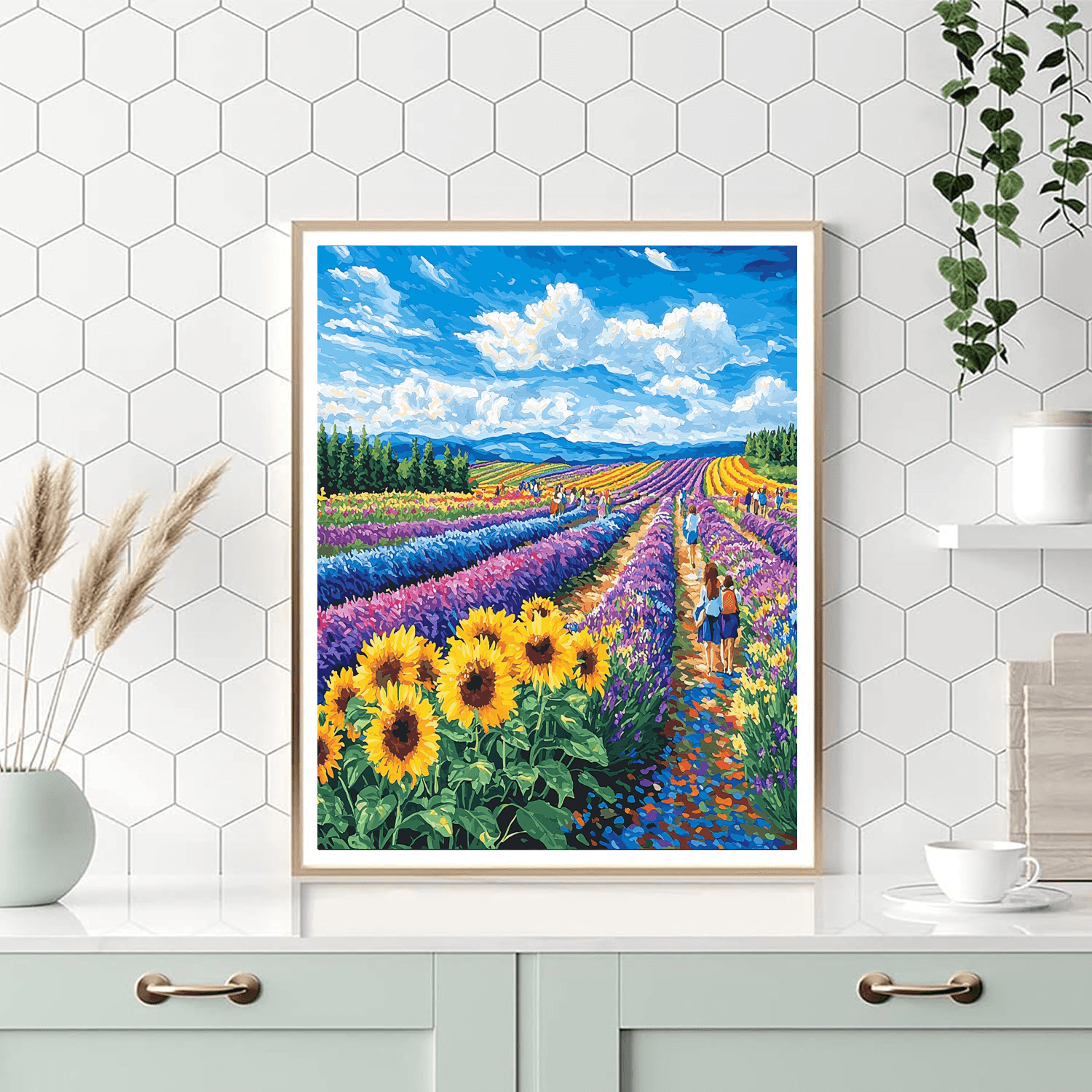 Hokkaido Flower Fields Paint By Numbers Kits