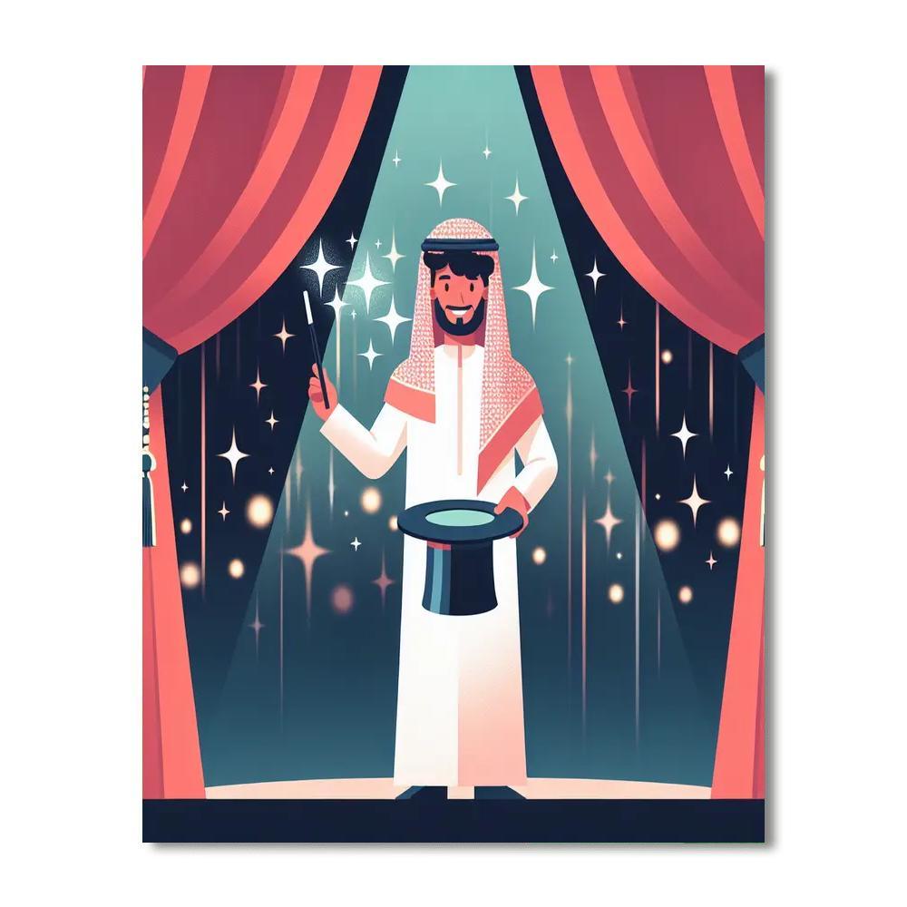 Magic Show Number Painting