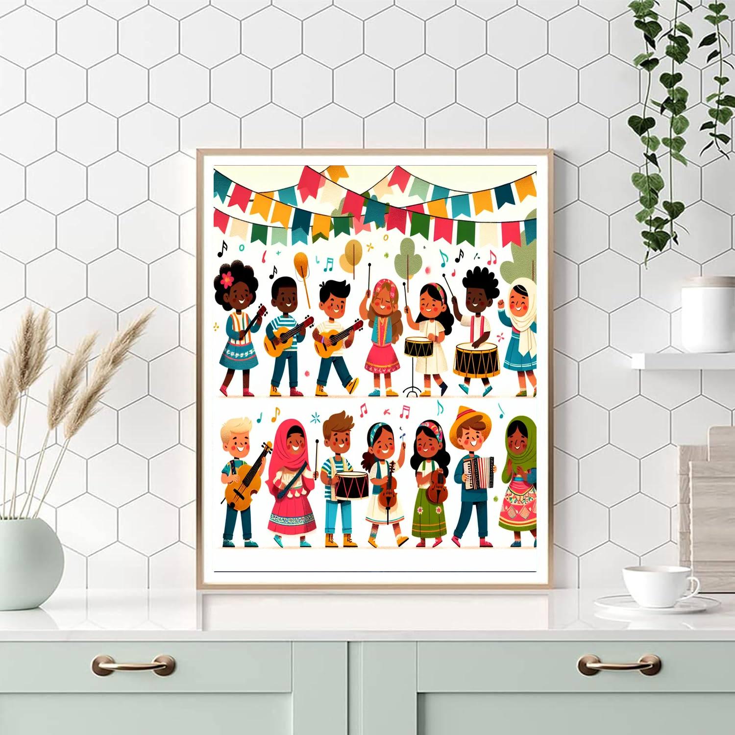 Colorful Festival Celebrations Paint By Numbers Kits