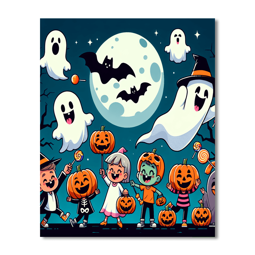 Happy Halloween Adventures DIY Paint By Numbers