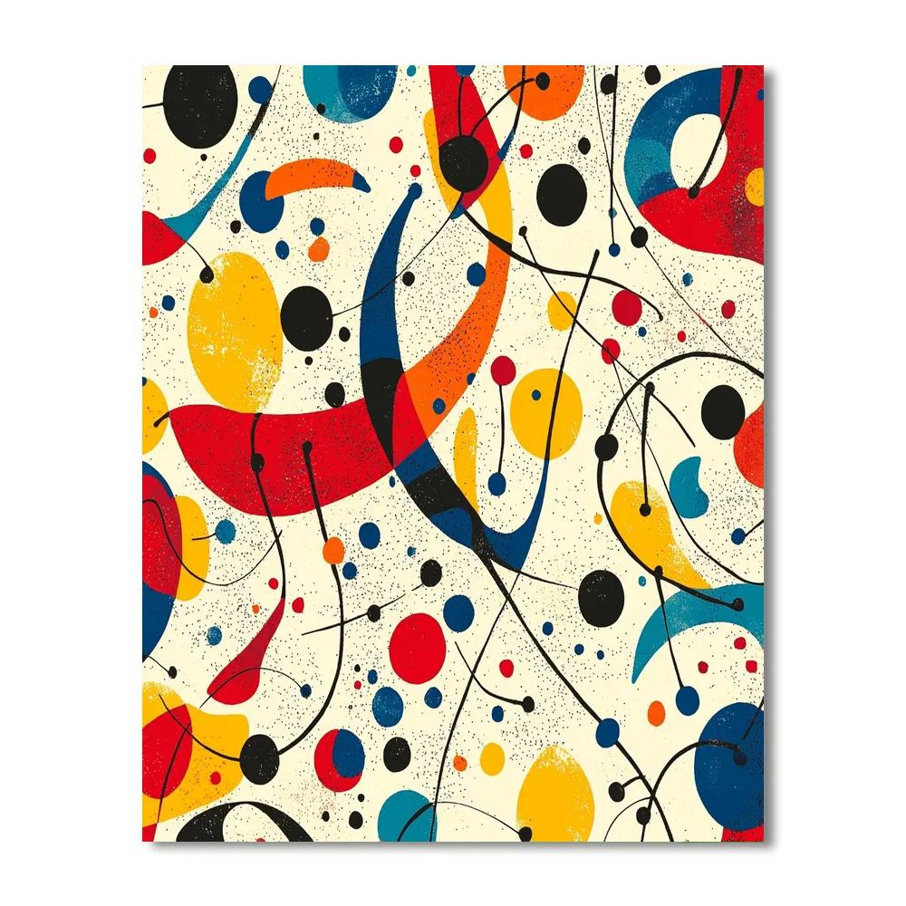 Joan Miró Inspired The Colorful Journey  Paint By Color
