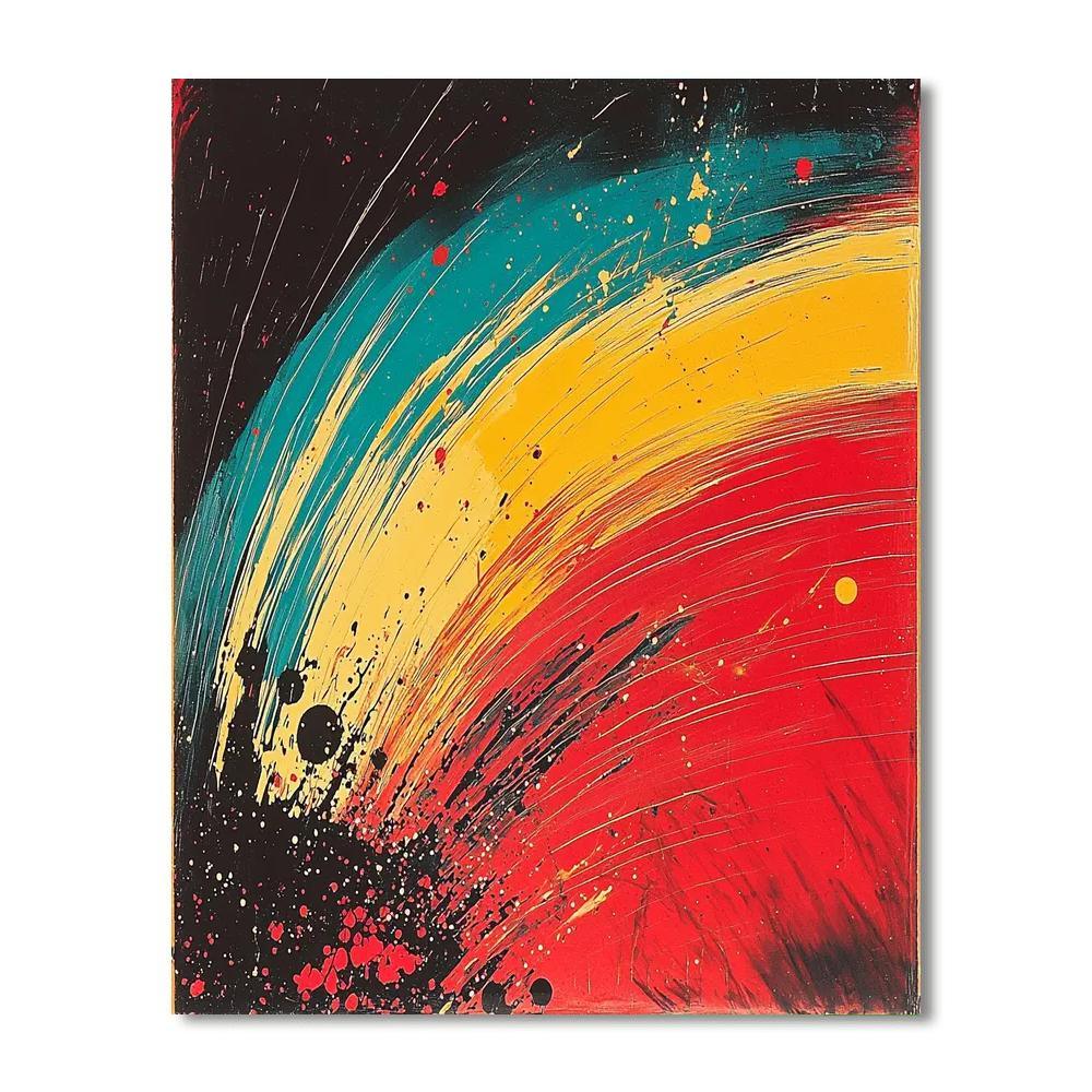 Max Ernst Inspired Embers Of Creation  Painting By Numbers Kit