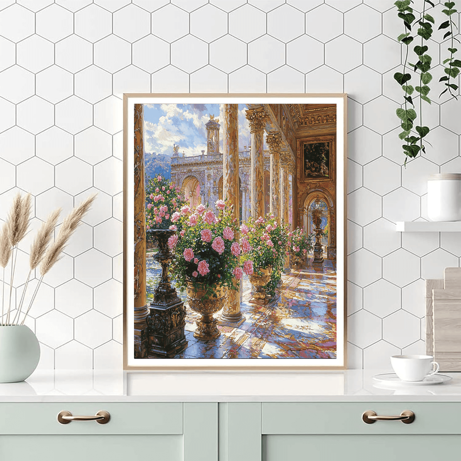 Sir Lawrence Alma-Tadema Inspired Elysian Garden  Paint By Numbers Kits