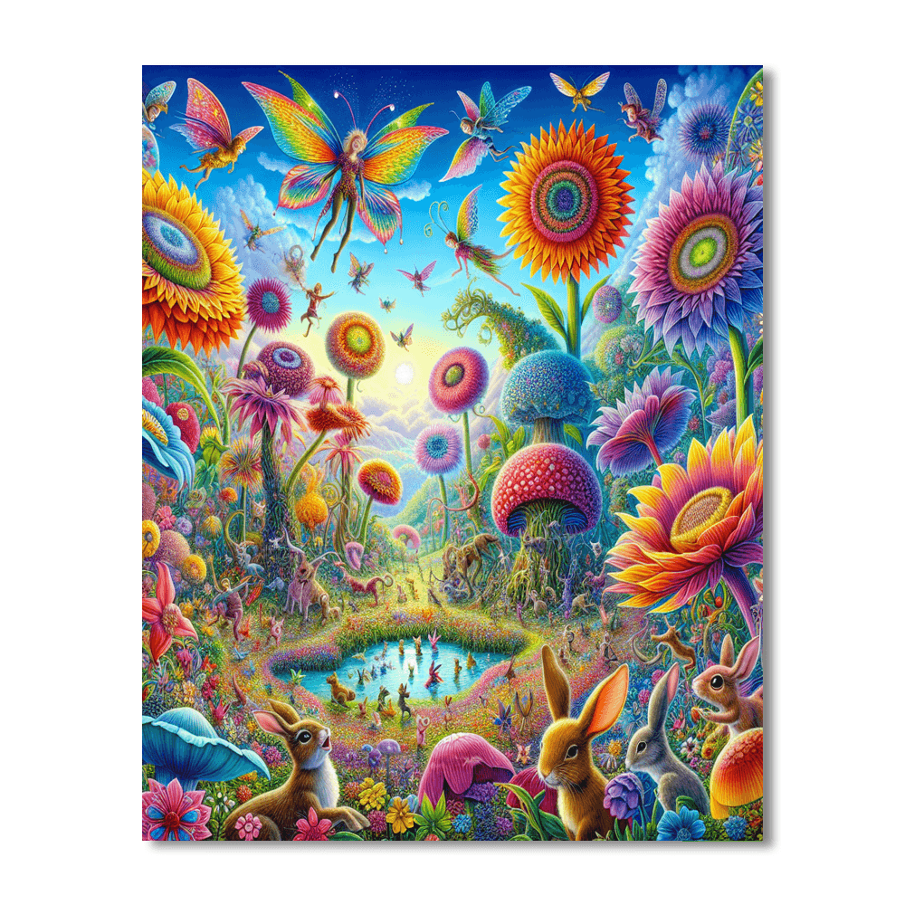 Fantasy Garden Of Dreams Number Painting