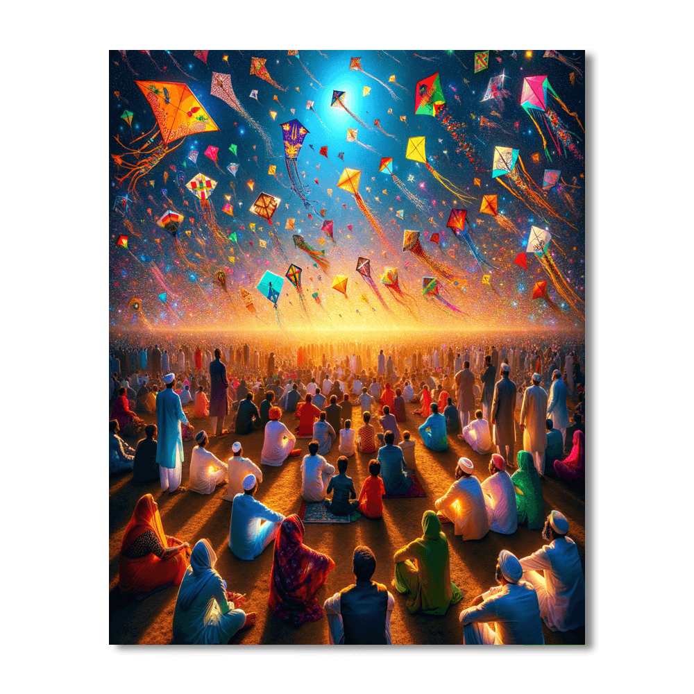 International Kite Festival - India Paint By Color