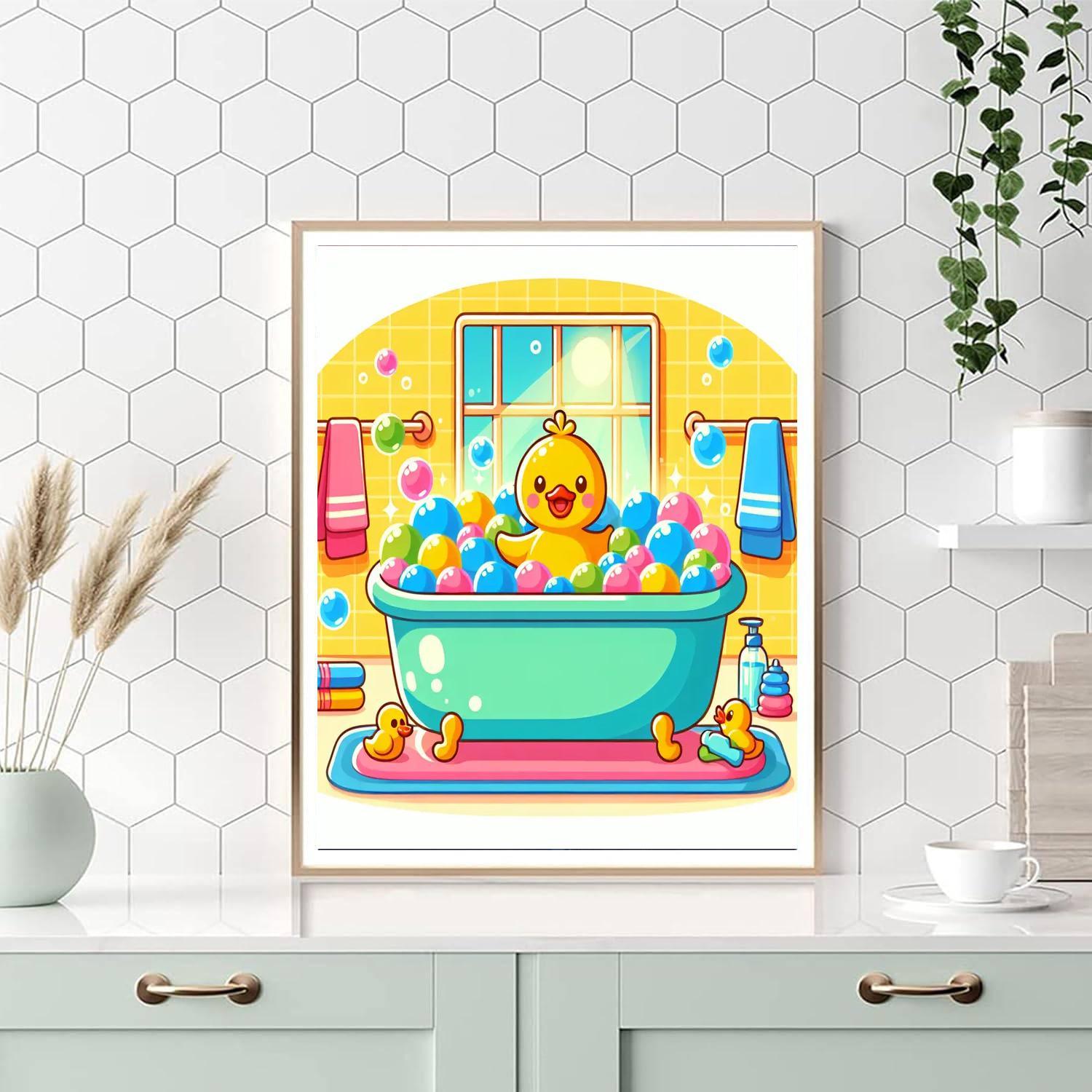 Colorful Bubble Bath Paint By Number