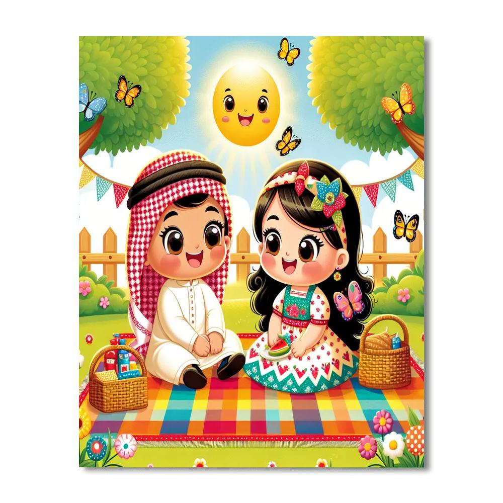 Outdoor Picnic Fun Paint By Numbers Kits