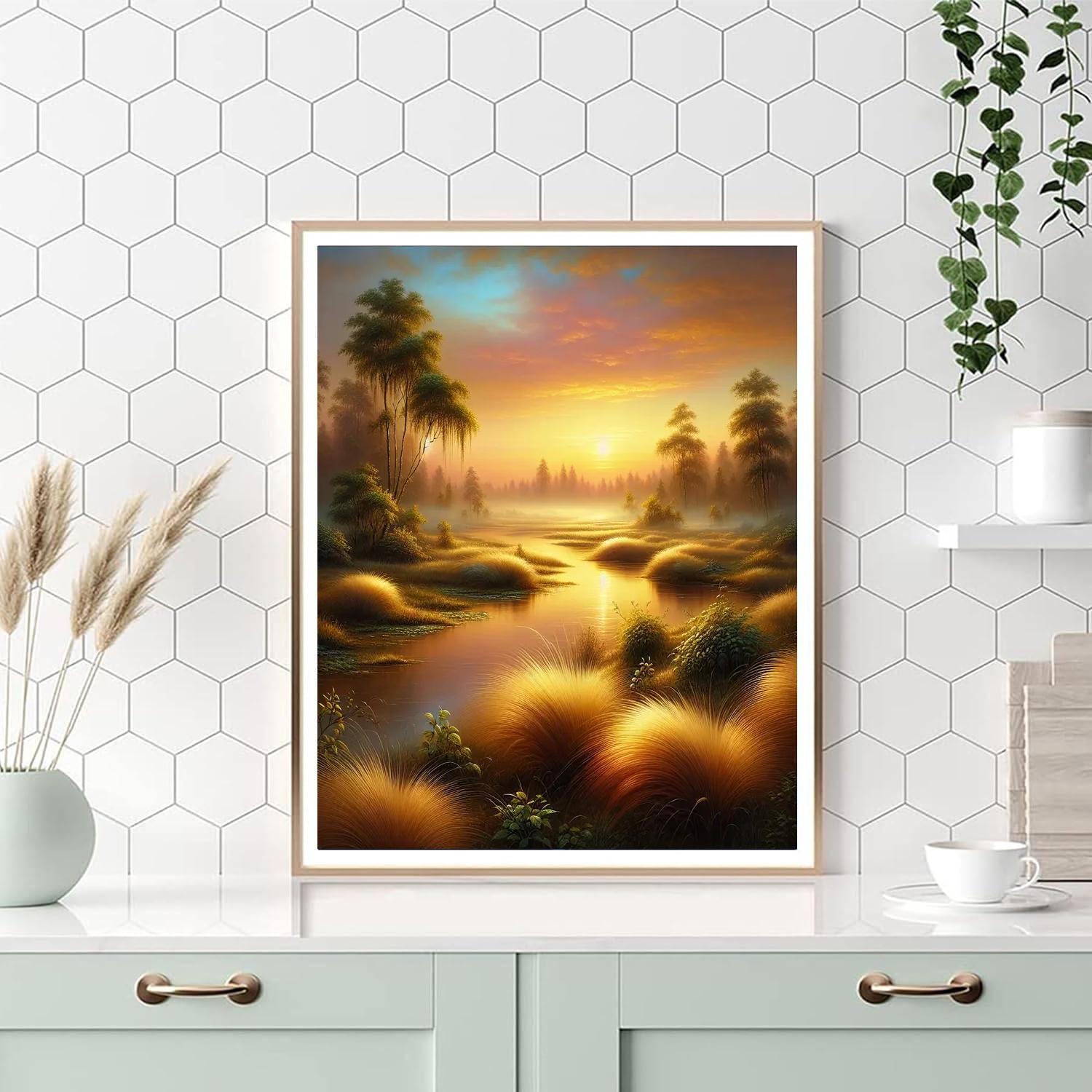 Radiant Daybreak Paint By Numbers