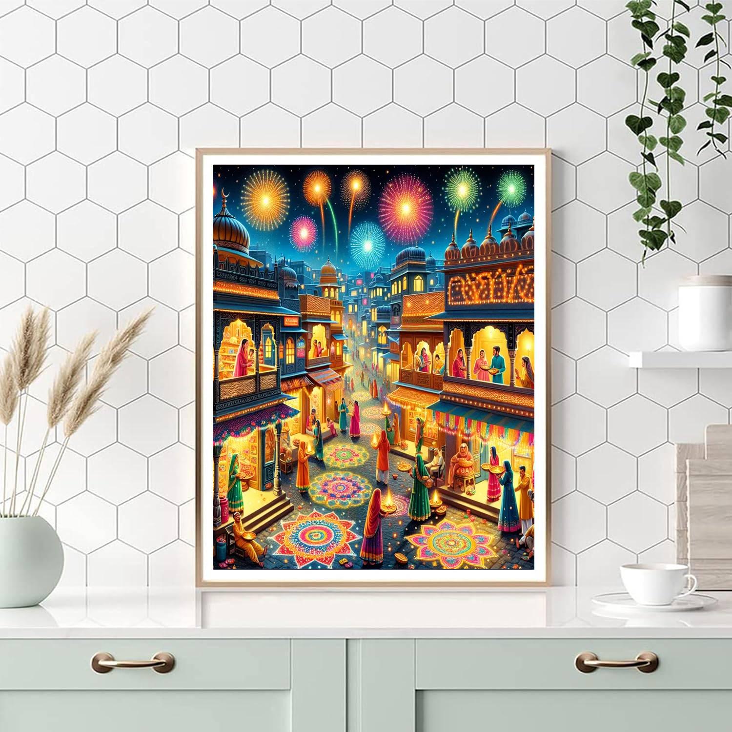 Diwali Festival - Jaipur Paint By Numbers