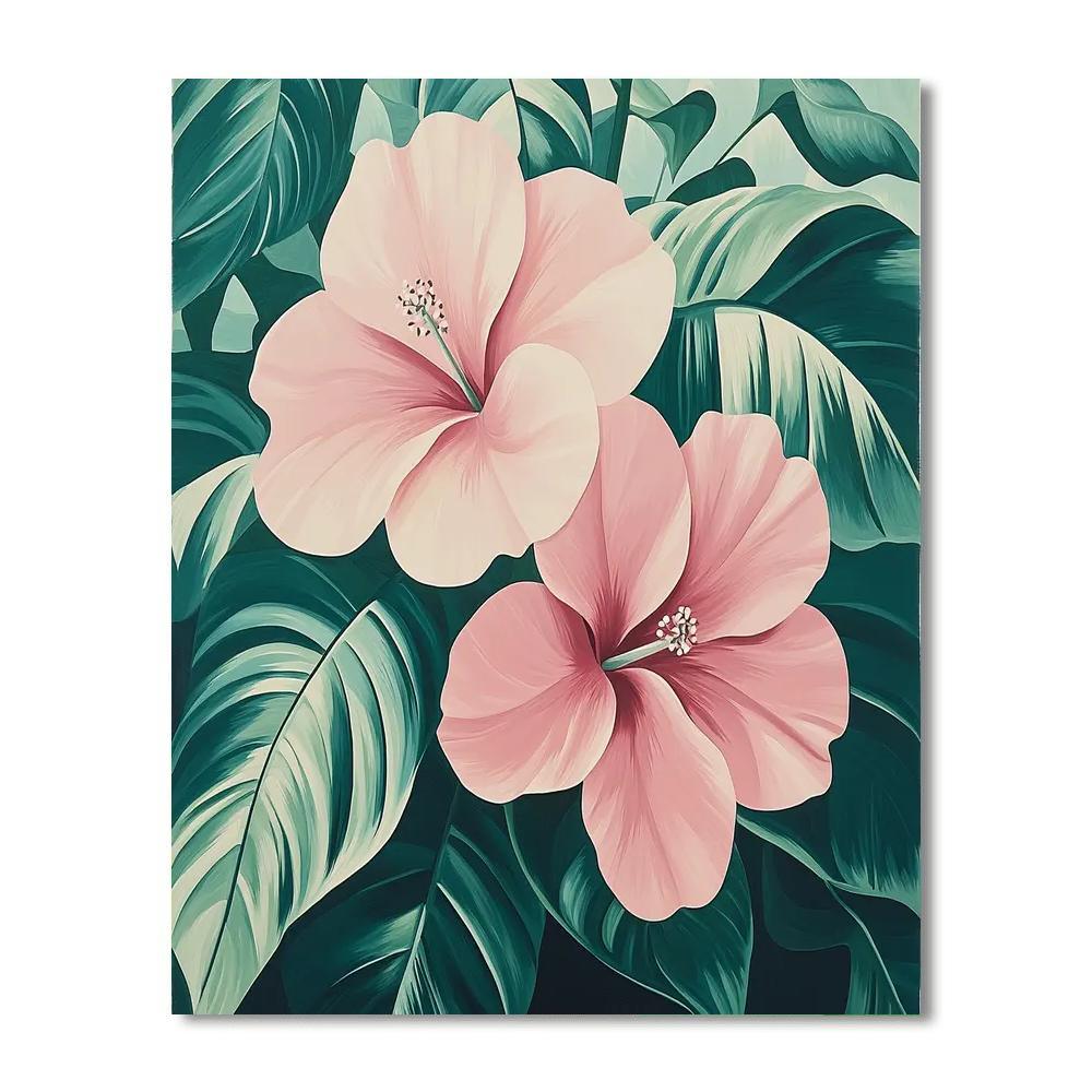 Georgia O'Keeffe Inspired Elysian Gardens  Paint By Numbers