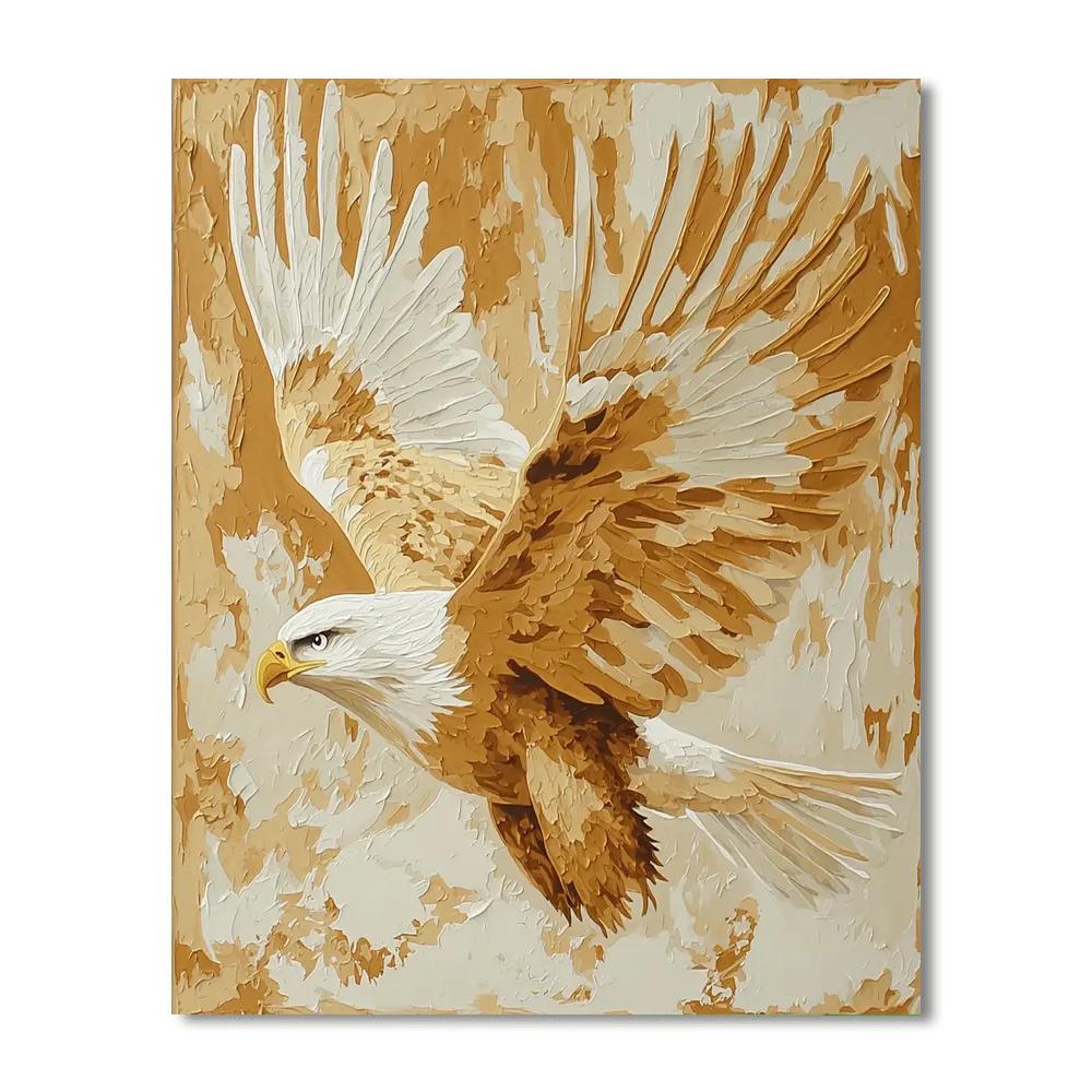 Michelangelo Inspired Eagle's Resurgence  Paint By Numbers