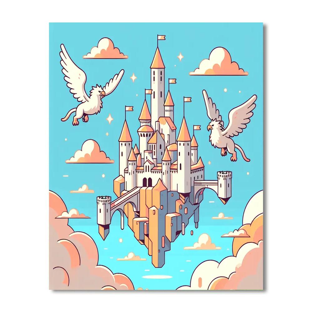 Sky Kingdom Paint By Numbers Art