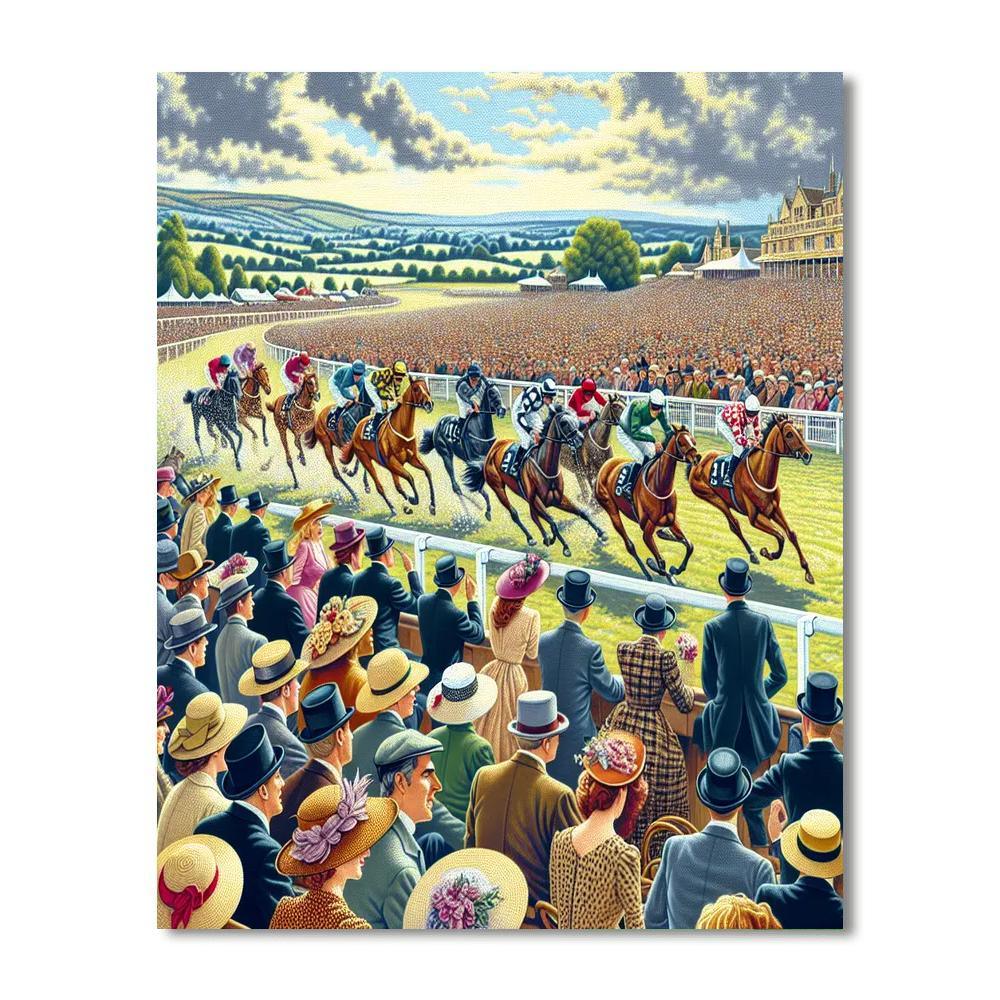 Cheltenham Festival - Cheltenham, England Paint By Color