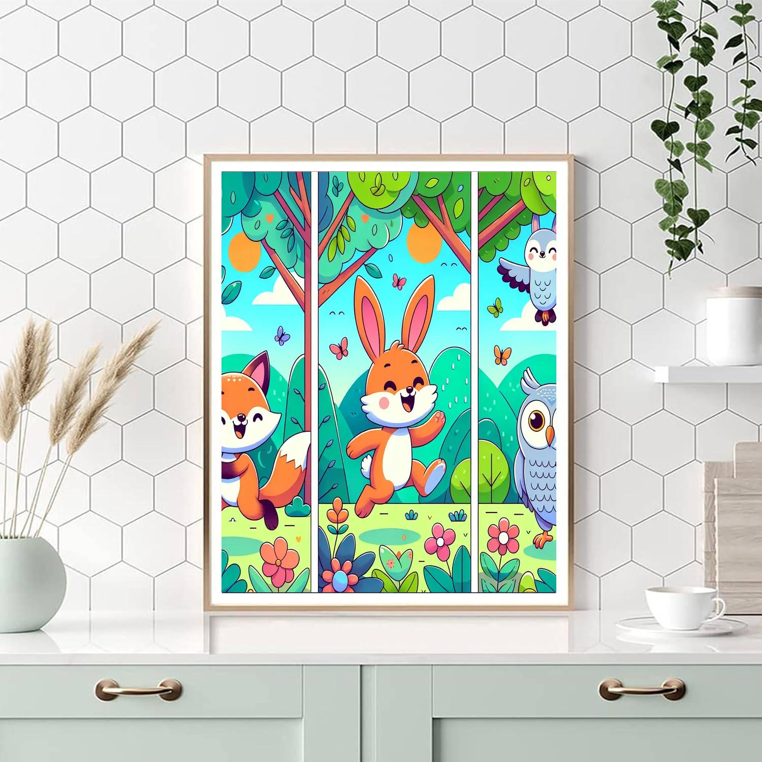 Magical Animal Adventures Paint By Numbers