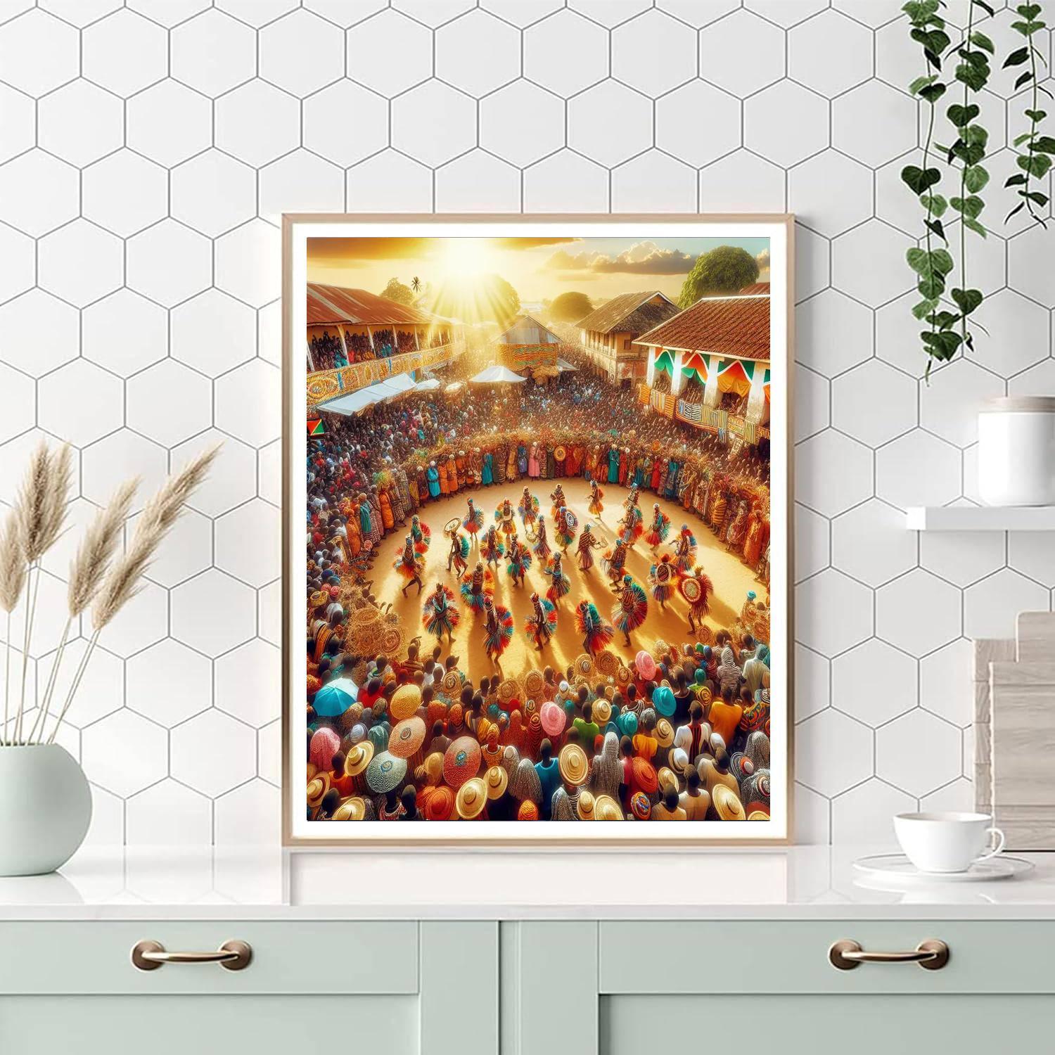 Tanzanian Cultural Festival - Tanzania Paint By Numbers