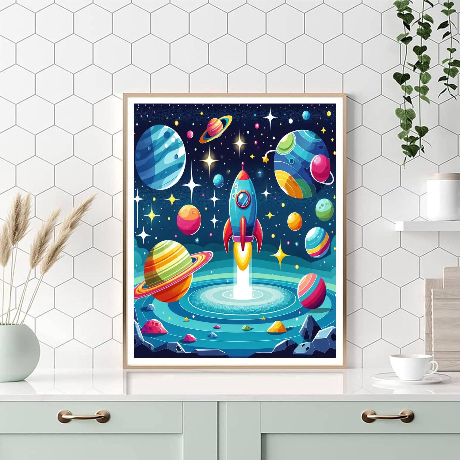 Galaxy Adventure Explorer Painting Number Kit