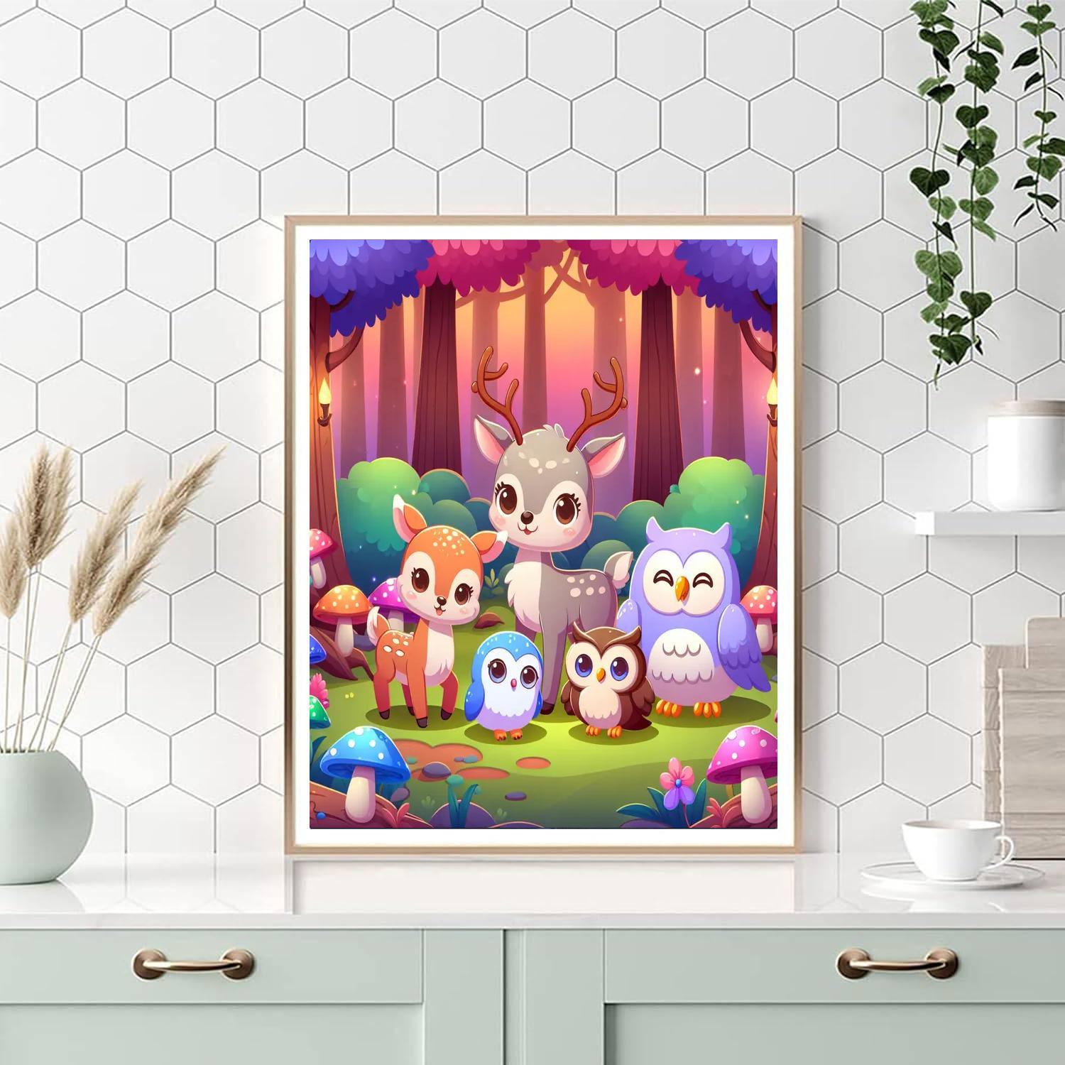 Wonders Of The Woodland Realm Paint By Color