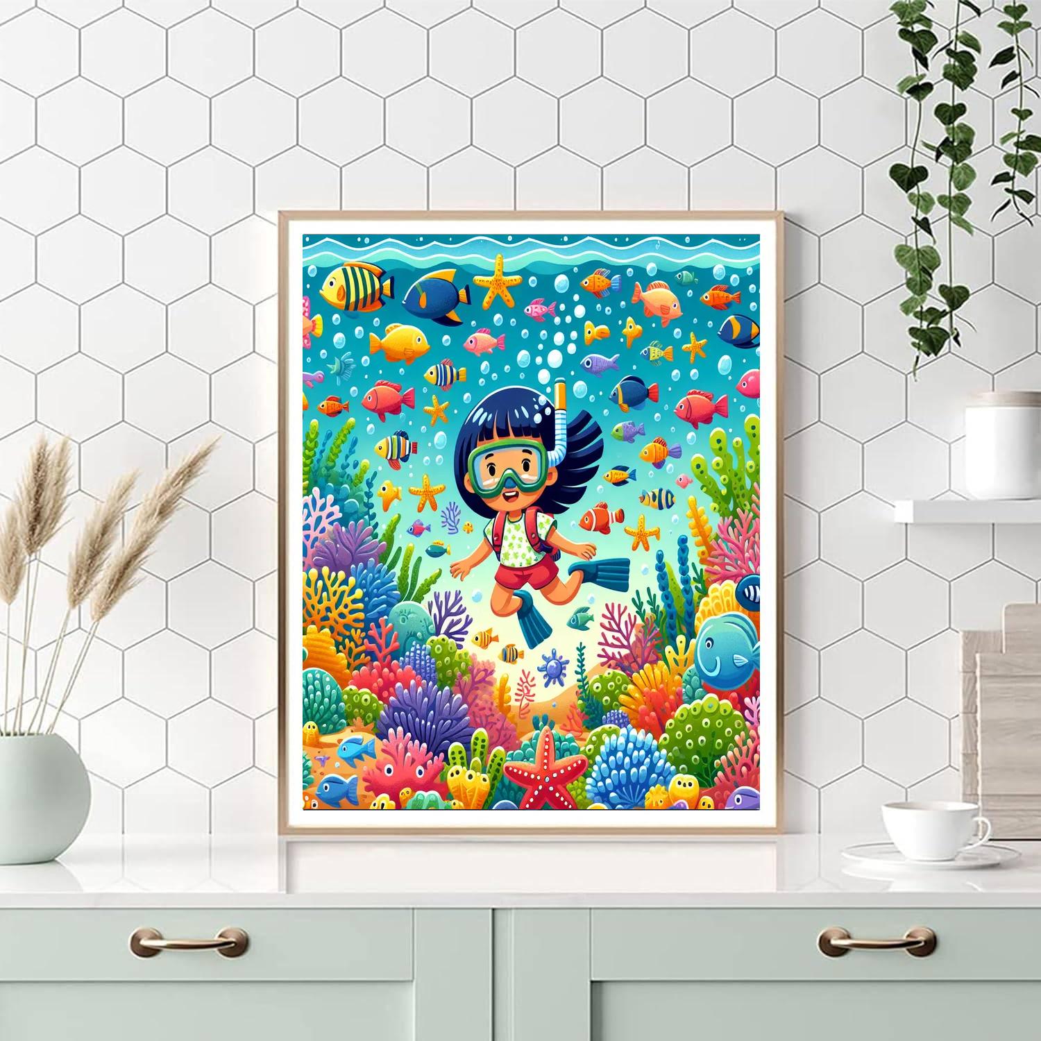 Aquatic Wonderland Journey DIY Paint By Numbers