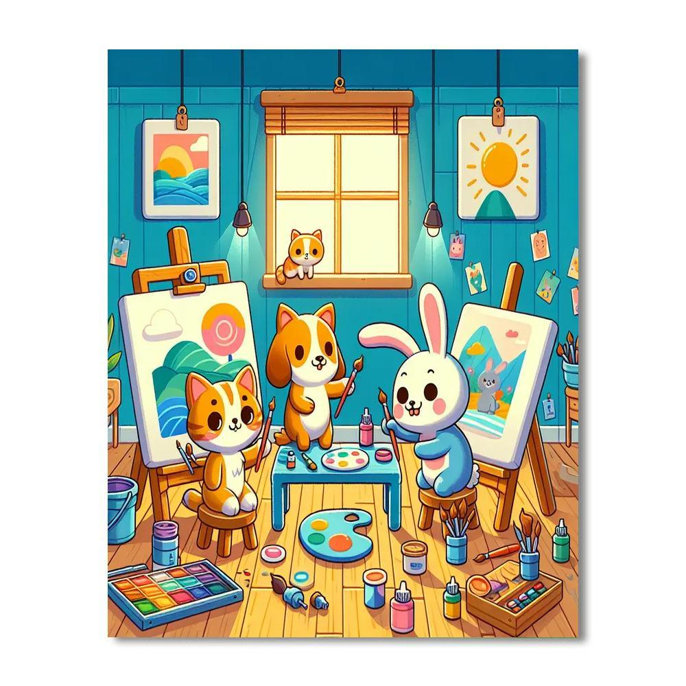 Animal Artist Gallery Paint By Numbers