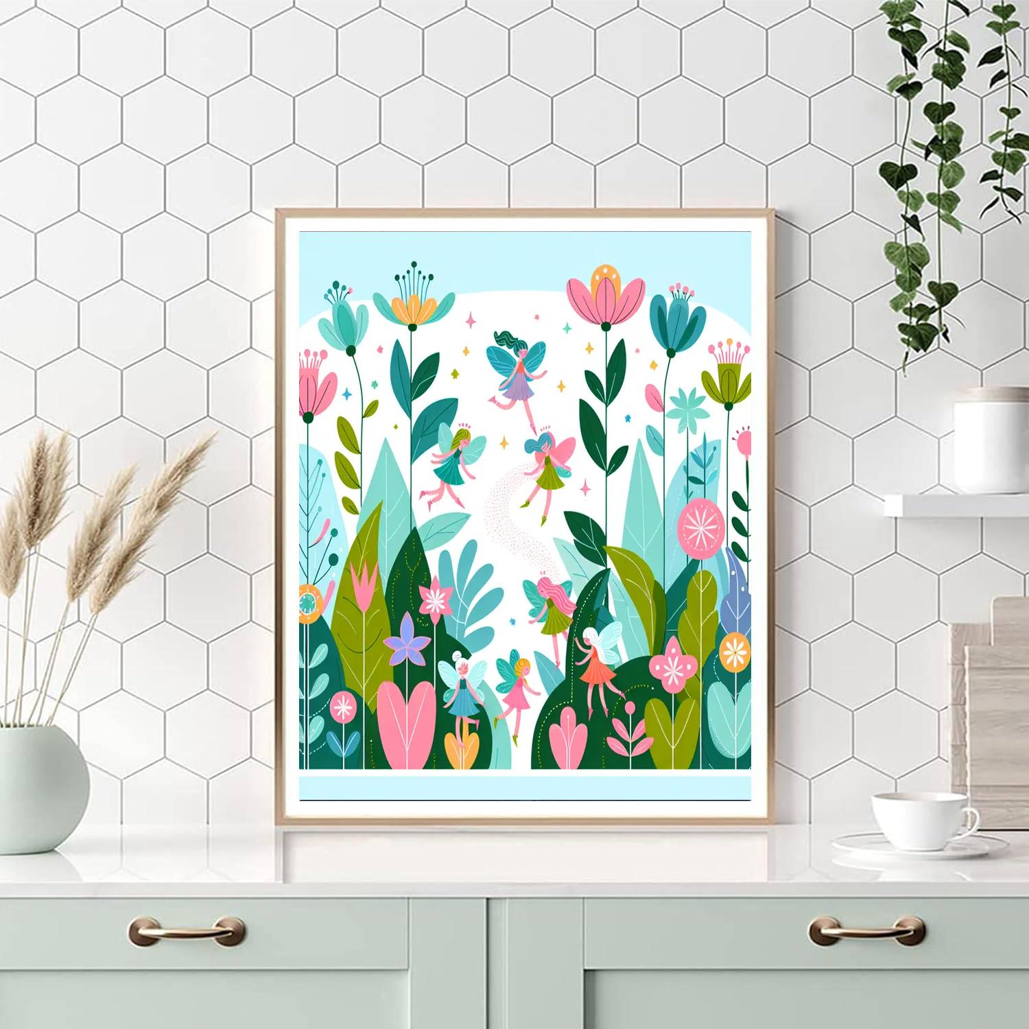 Giant's Garden Number Painting