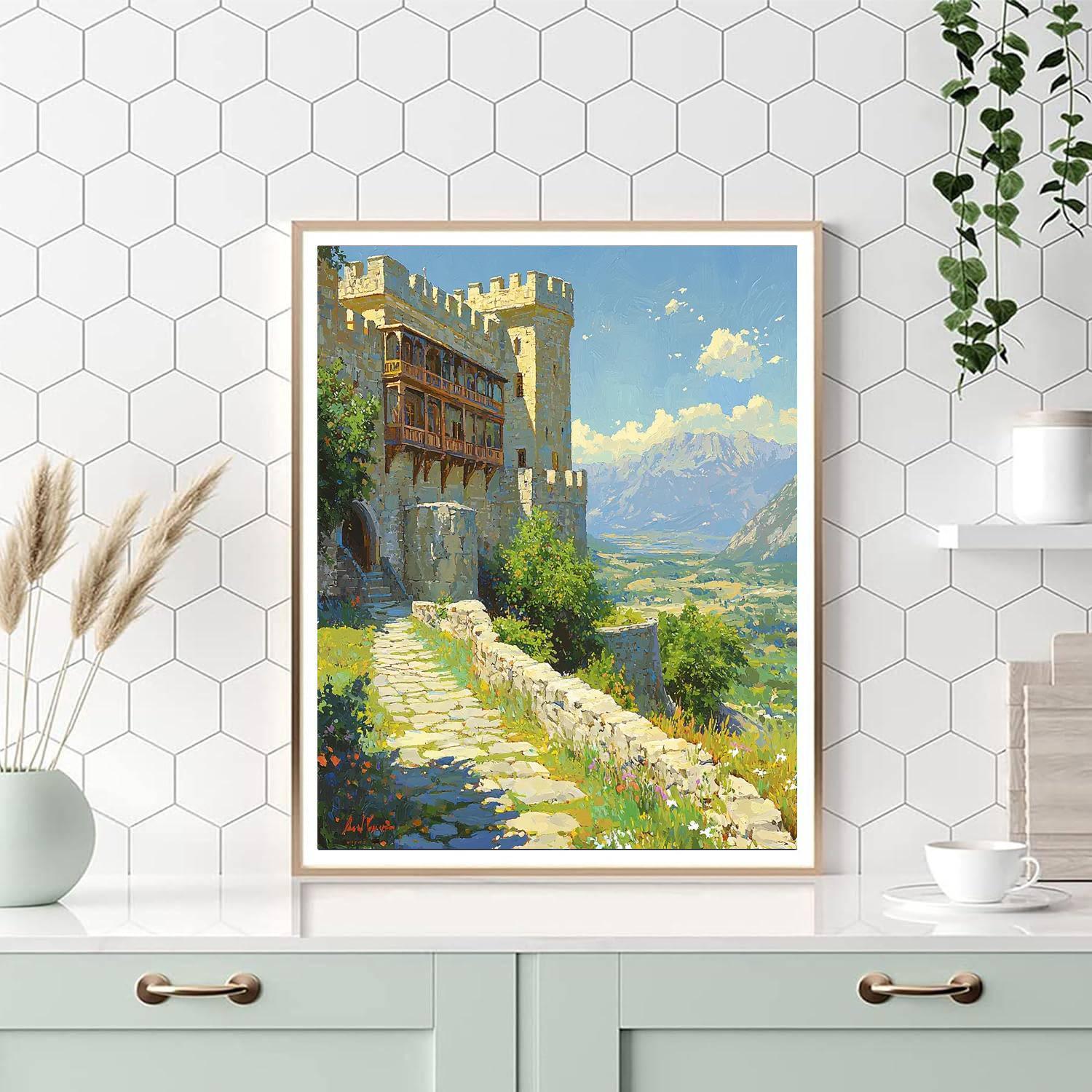 Gjirokaster Castle Painting Number Kit