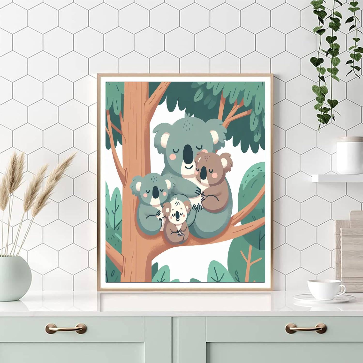 Cuddly Koala And Friends Paint By Number