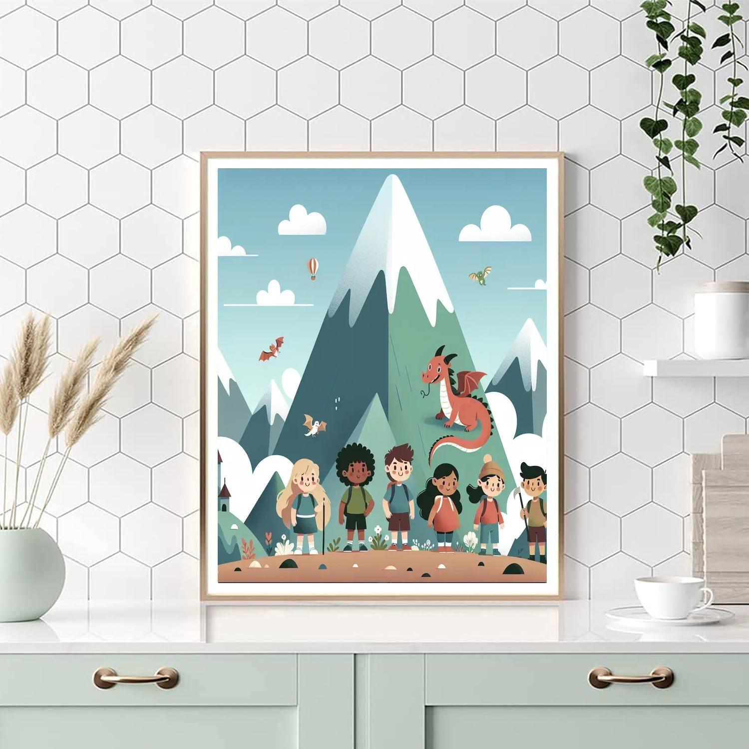 Adventure At Dragon’s Peak Paint By Color